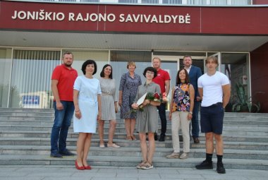 Įteiktas Joniškio rajono garbės ambasadoriaus ženklas