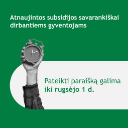 VMI nuo COVID-19 nukentėjusius savarankiškai dirbančius gyventojus kviečia teikti paraiškas...