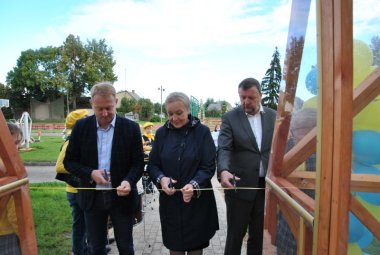 Atidaryta nauja edukacinė erdvė – lauko klasė