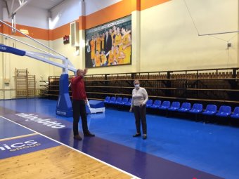 Susitikta su švietimo įstaigų, kurios nuomoja patalpas sporto veiklai, vadovais