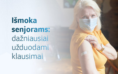 Išmokos senjorams, pasiskiepijusiems nuo COVID-19