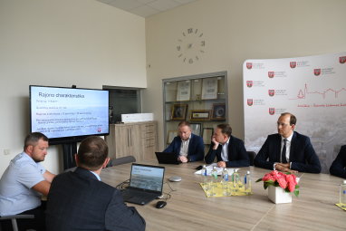 Susisiekimo ministro vizitas Joniškyje