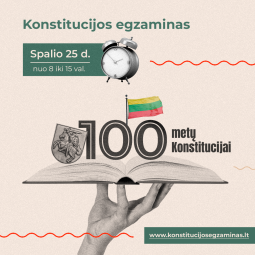 Kviečiame dalyvauti Konstitucijos egzamine
