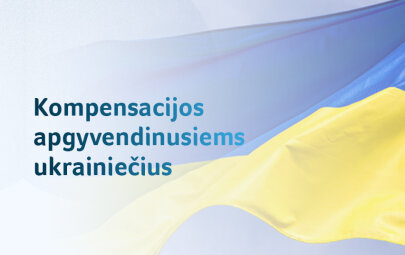 Kompensacijos apgyvendinusiems ukrainiečius