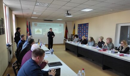 Dalyvauta civilinės saugos stalo pratybose