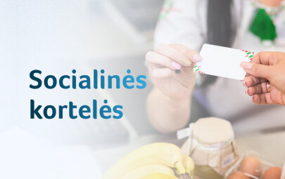 Nepasiturintys gyventojai, turintys socialines korteles, patys spręs kokius maisto produktus pirkti