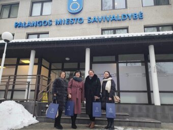 Dalintasi patirtimi su Palangos miesto savivaldybės jaunimo reikalų koordinatore