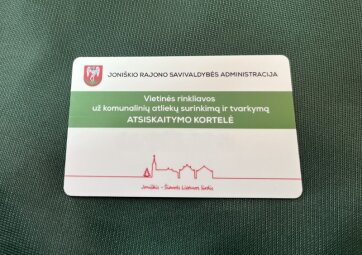 Svarbi informacija rinkliavos už atliekų surinkimą ir tvarkymą mokėtojams
