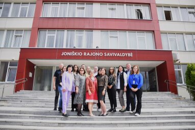 Mykolo Romerio universiteto studentų vizitas Joniškio rajono savivaldybėje