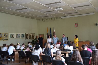 Joniškyje prasidėjo Ukrainos vaikų stovykla