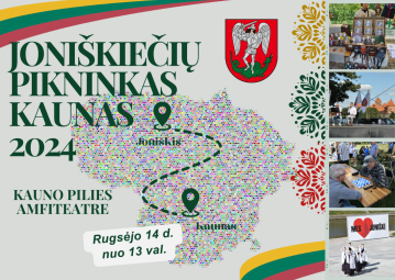 Penktasis Joniškiečių piknikas – jau rugsėjo 14 d. Kauno pilies amfiteatre