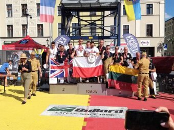 2024 metų FireFit Europos čempionate joniškiečių komandos ugniagesiai parodė įspūdingus rezultatus