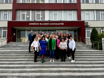 Tarptautinio projekto Nordplus Junior dalyvių vizitas Joniškyje