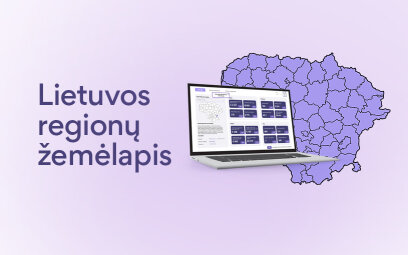 Sukurtas specialus regionų žemėlapis