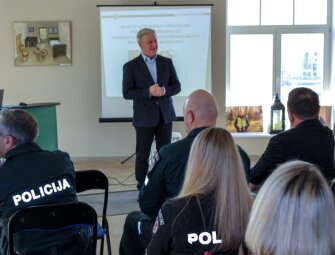 Dalyvauta Joniškio rajono policijos komisariato 2024 metų veiklos pristatyme