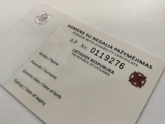 Asmens su negalia teisių agentūra atsako: noriu pasikeisti pažymėjimą – ką svarbu žinoti?