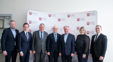 Susisiekimo ministro Eugenijaus Sabučio vizitas Joniškyje