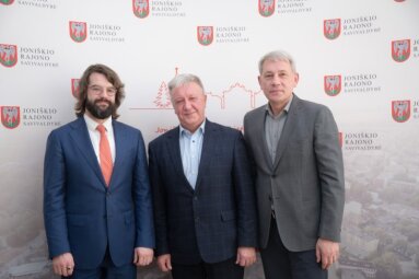 Aplinkos ministro vizitas Joniškio rajono savivaldybėje