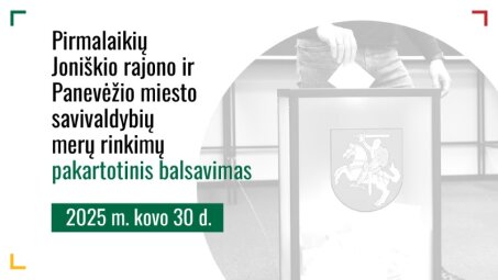 Antradienį prasideda antrasis merų rinkimų Joniškyje ir Panevėžyje turas
