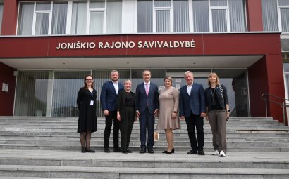 Joniškyje lankėsi LR užsienio reikalų viceministras Julius Pranevičius