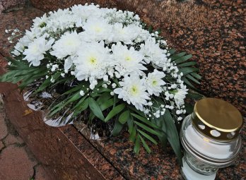 Pagerbtas Lietuvos Nepriklausomybės Akto signataro ir garbės piliečių atminimas