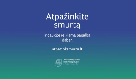 Nebūkime abejingi smurtui prieš moteris ir smurtui artimoje aplinkoje