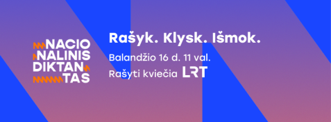 Kviečiame rašyti Nacionalinį diktantą