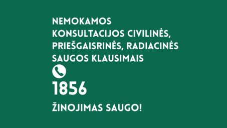 Įsteigta nauja visą parą veikianti linija padės gyventojams pasirengti ekstremaliosioms situacijoms