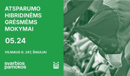 Atsparumo hibridinėms grėsmėms mokymai