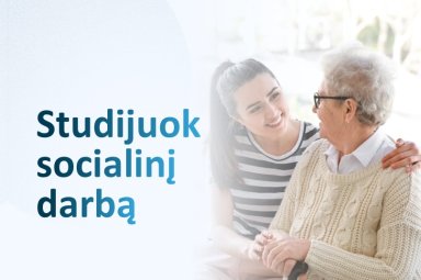 Kviečia rinktis socialinio darbuotojo kelią 
