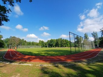 Baigti Žagarės miesto stadiono rekonstrukcijos darbai 